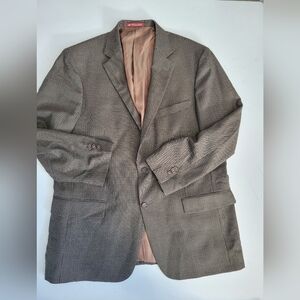 Hart Schaffner Marx Houndstooth Print Men's Blazer 44R